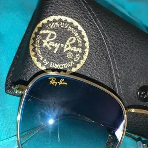 Ray Ban 5120 gold and blue Ray-Ban | Accessories | Ray Ban 52 Gold And Blue | Poshmark main image 2